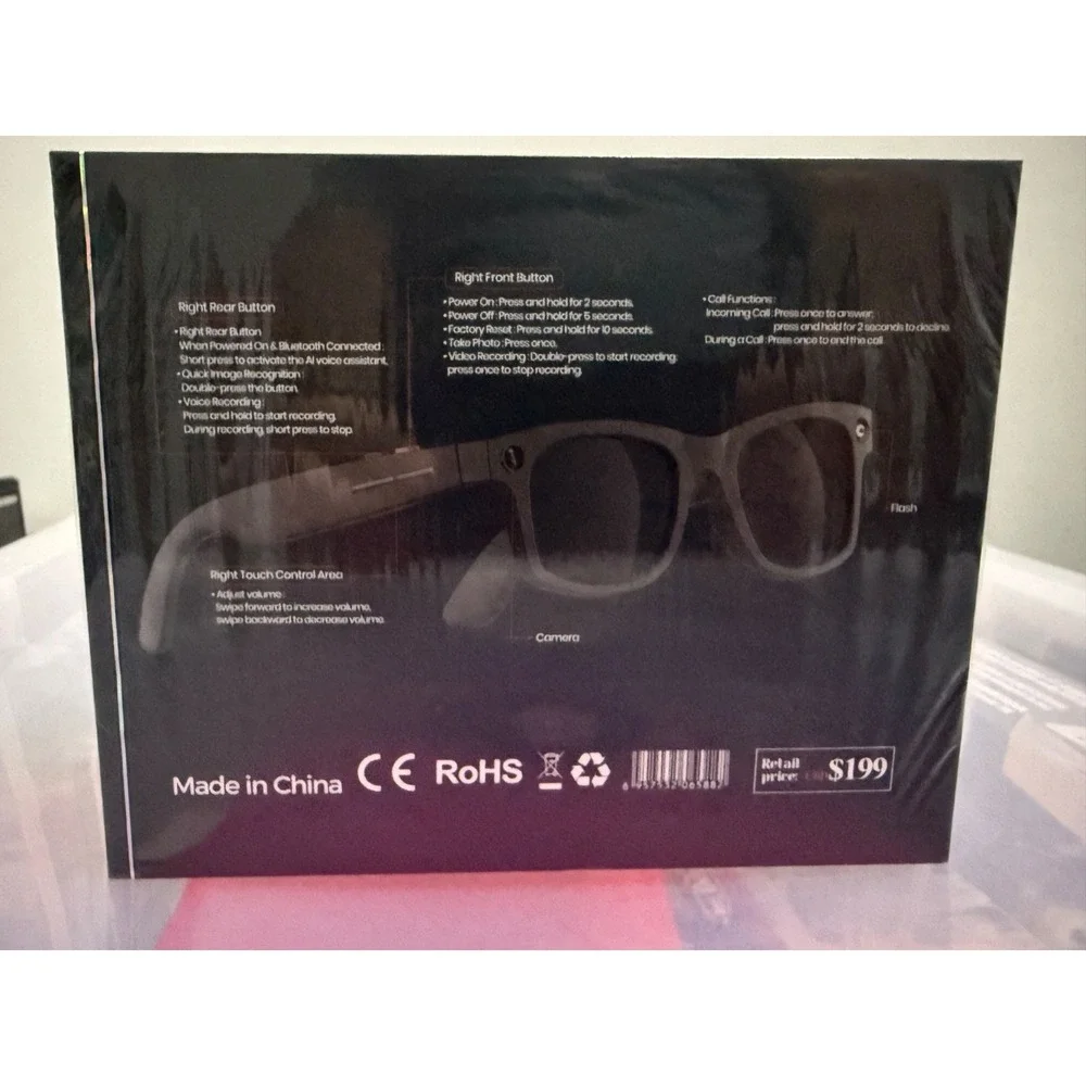 AIMB S2MAX SMART AI GLASSES/BLACK/NEW & SEALED/GDSG062262